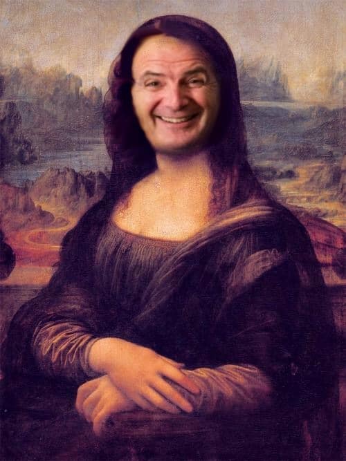 Leonardo painted Happiness